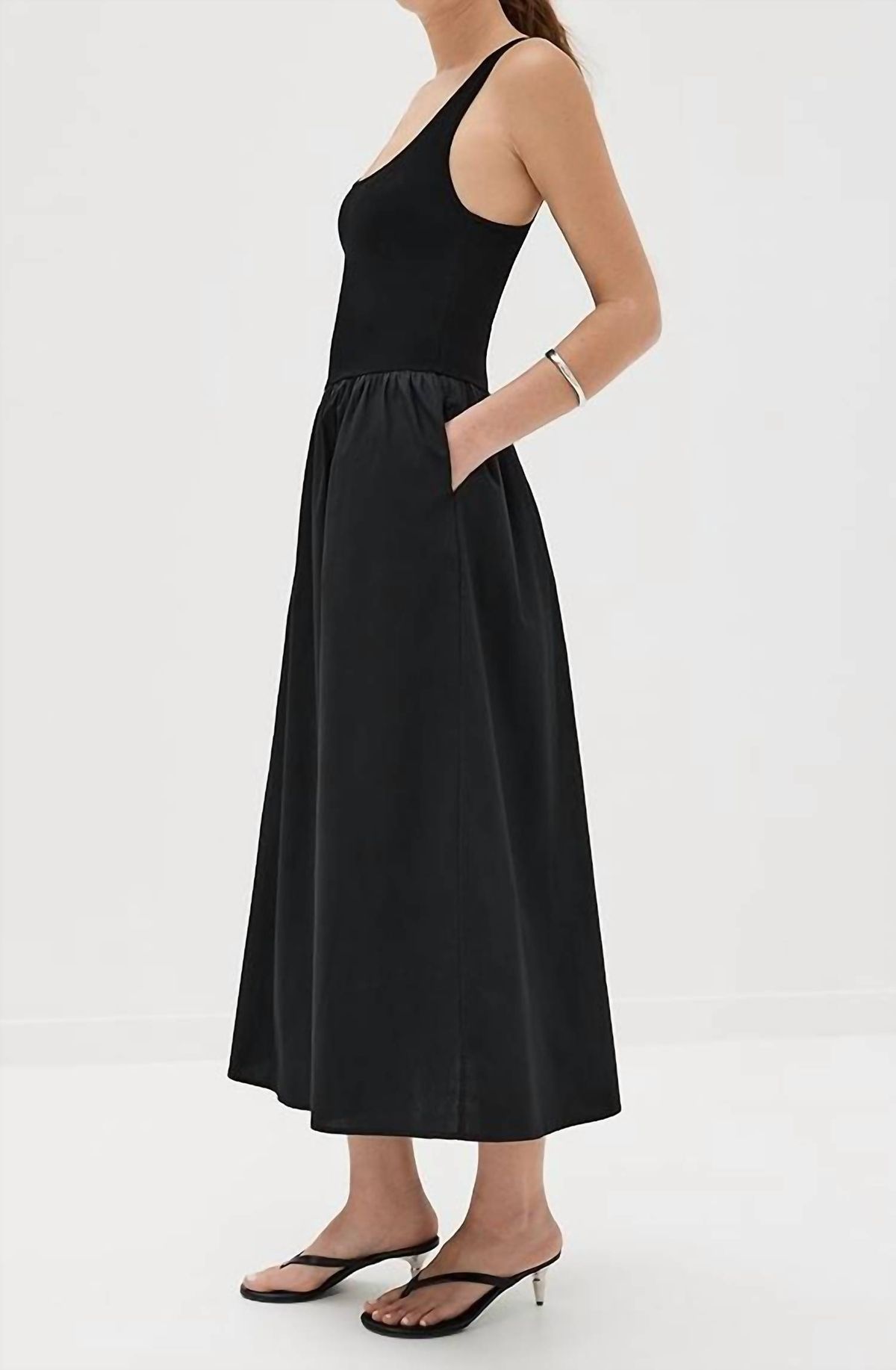 Style 1-3794253827-149 PISTOLA Size L Black Cocktail Dress on Queenly