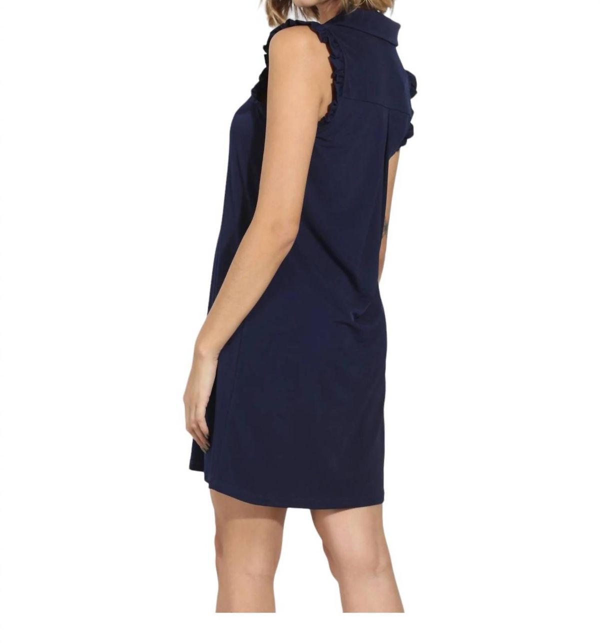 Style 1-4151987154-70 Veronica M Size XS Navy Blue Cocktail Dress on Queenly