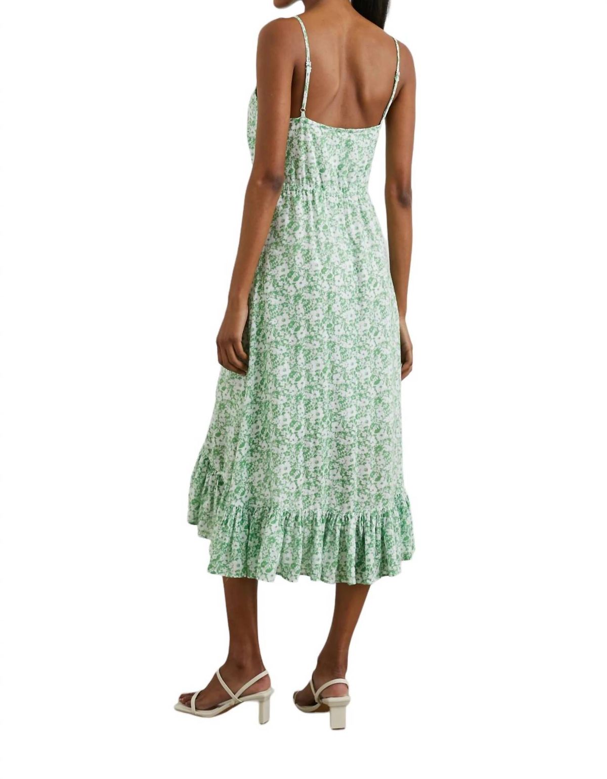 Style 1-4174610060-892 Rails Size M Floral Green Cocktail Dress on Queenly