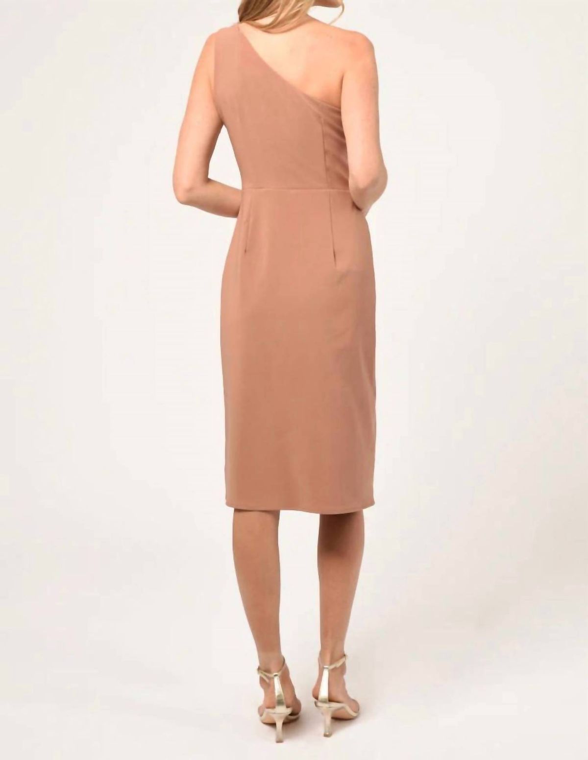 Style 1-590865028-149 adelyn rae Size L One Shoulder Pink Cocktail Dress on Queenly