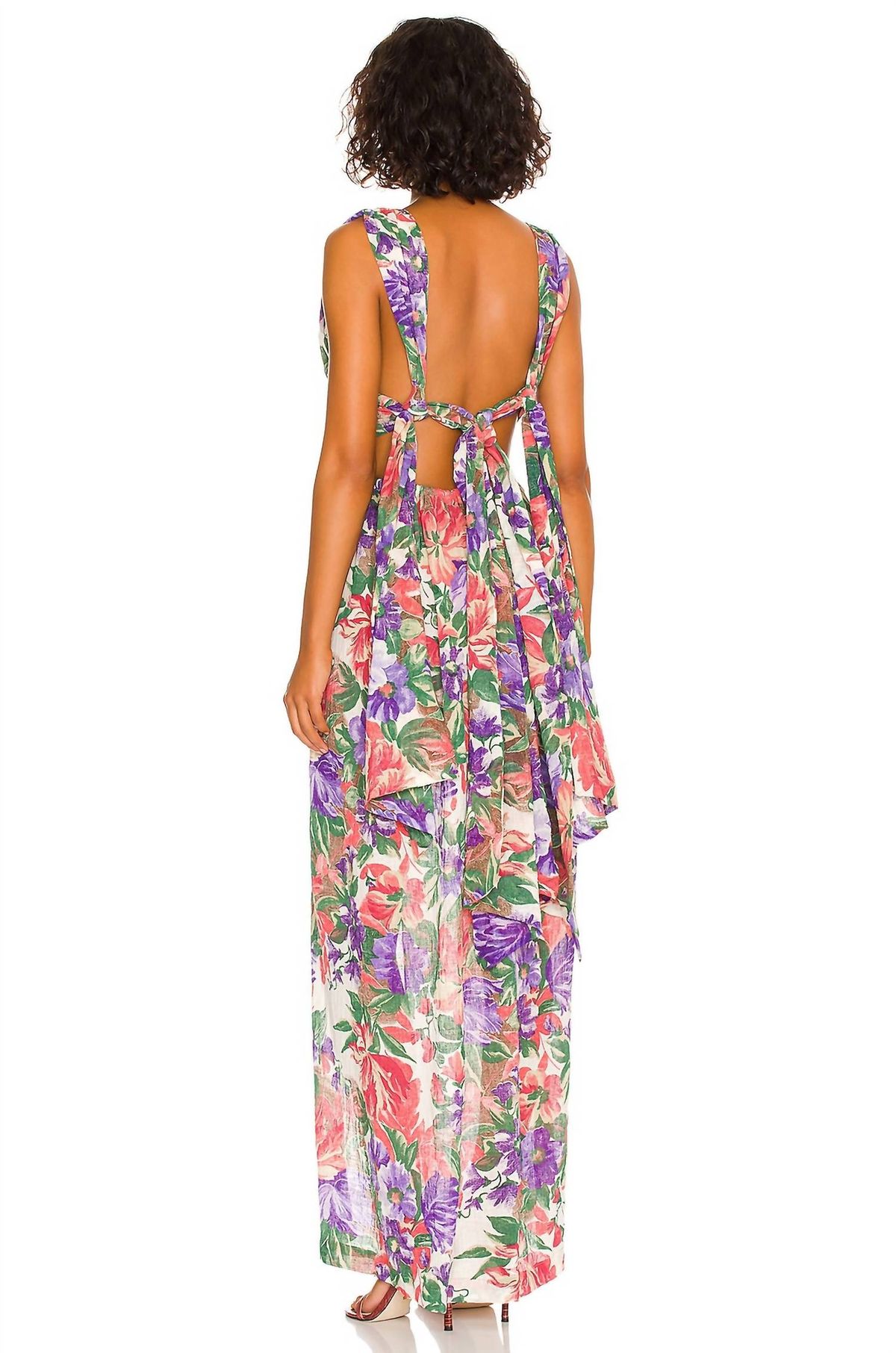 Style 1-660306708-70 JBQ Size XS Floral Purple Floor Length Maxi on Queenly