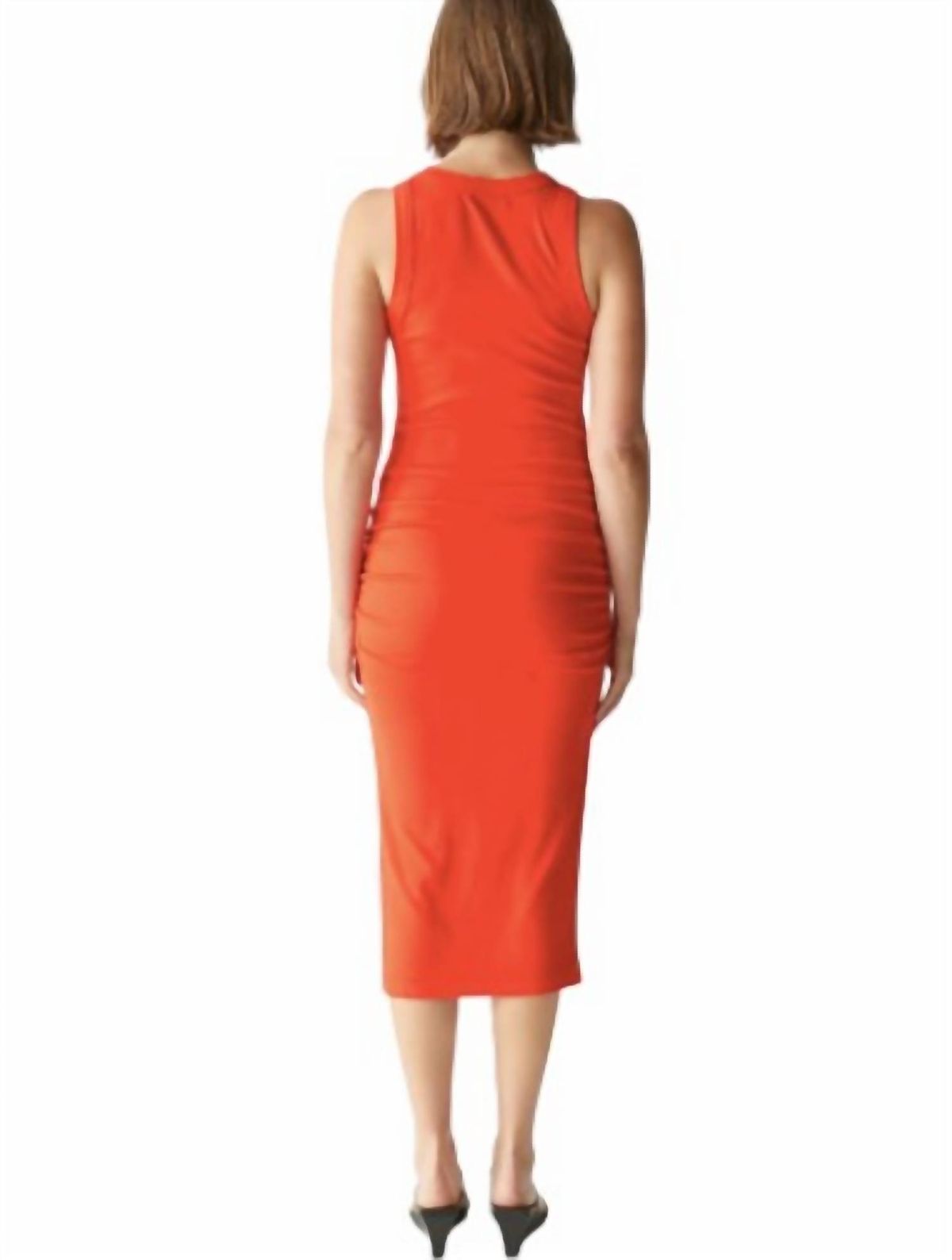 Style 1-927504513-892 Michael Stars Size M Orange Cocktail Dress on Queenly