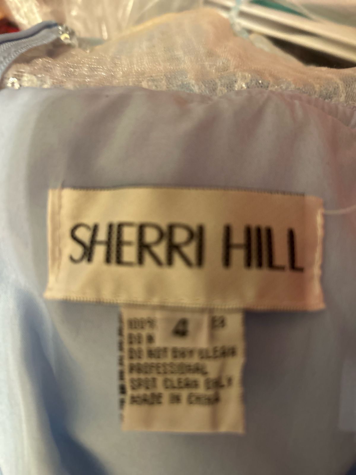 Sherri Hill Size 4 Prom One Shoulder Blue Ball Gown on Queenly