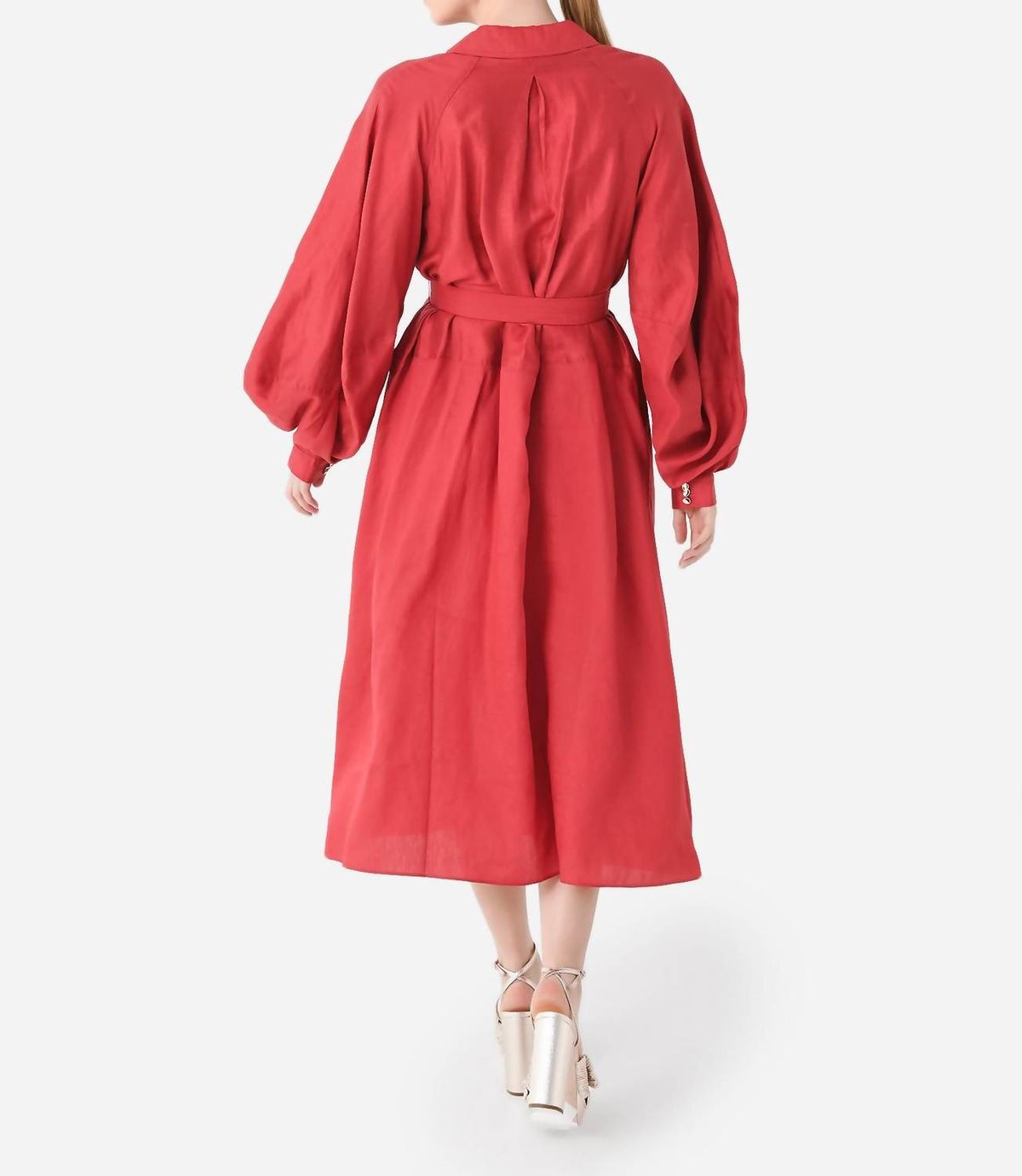 Style 1-118872397-5491 ACLER Size 8 High Neck Red Cocktail Dress on Queenly