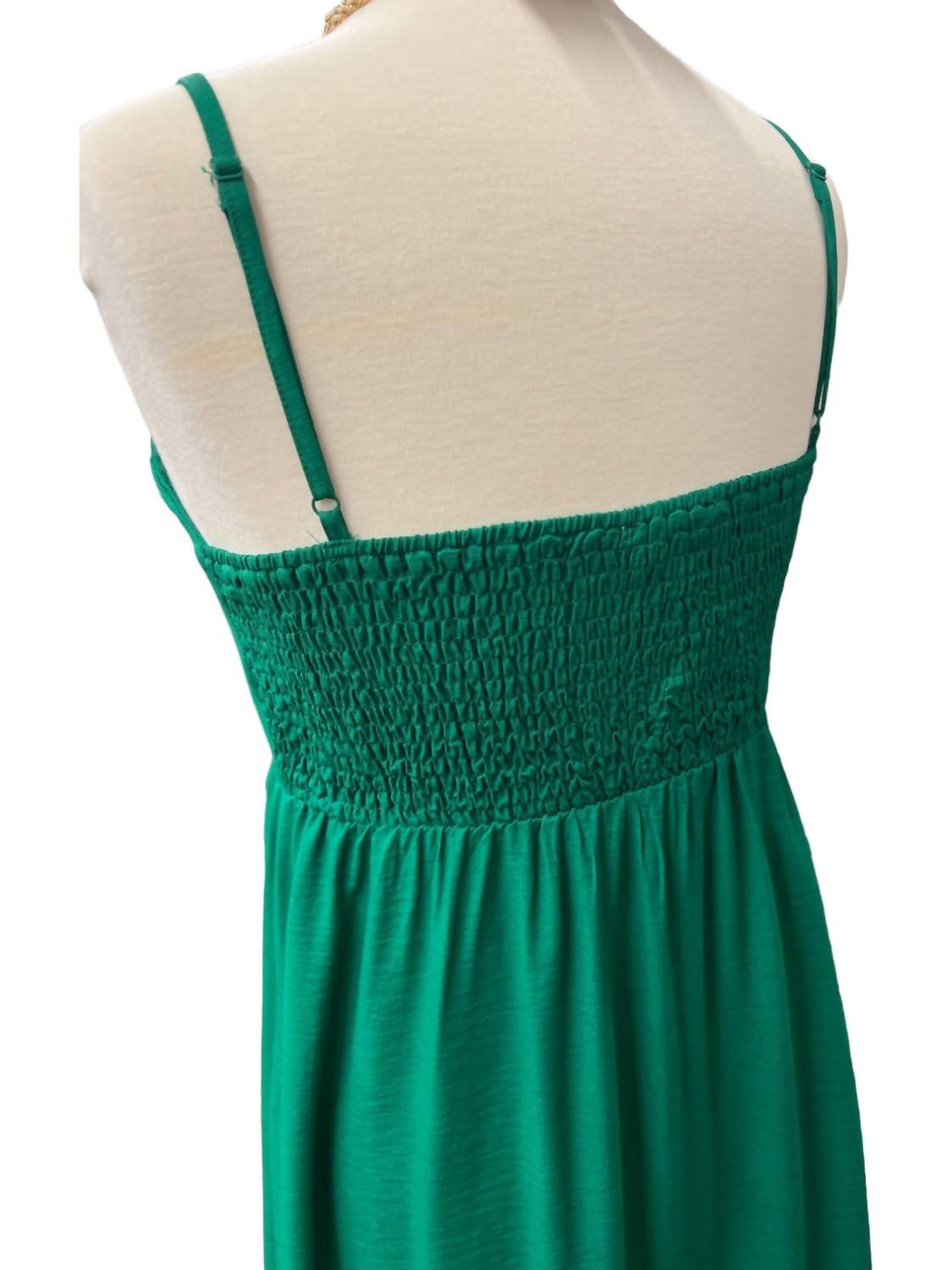 Style 1-2691611627-149 APRICOT Size L Green Cocktail Dress on Queenly