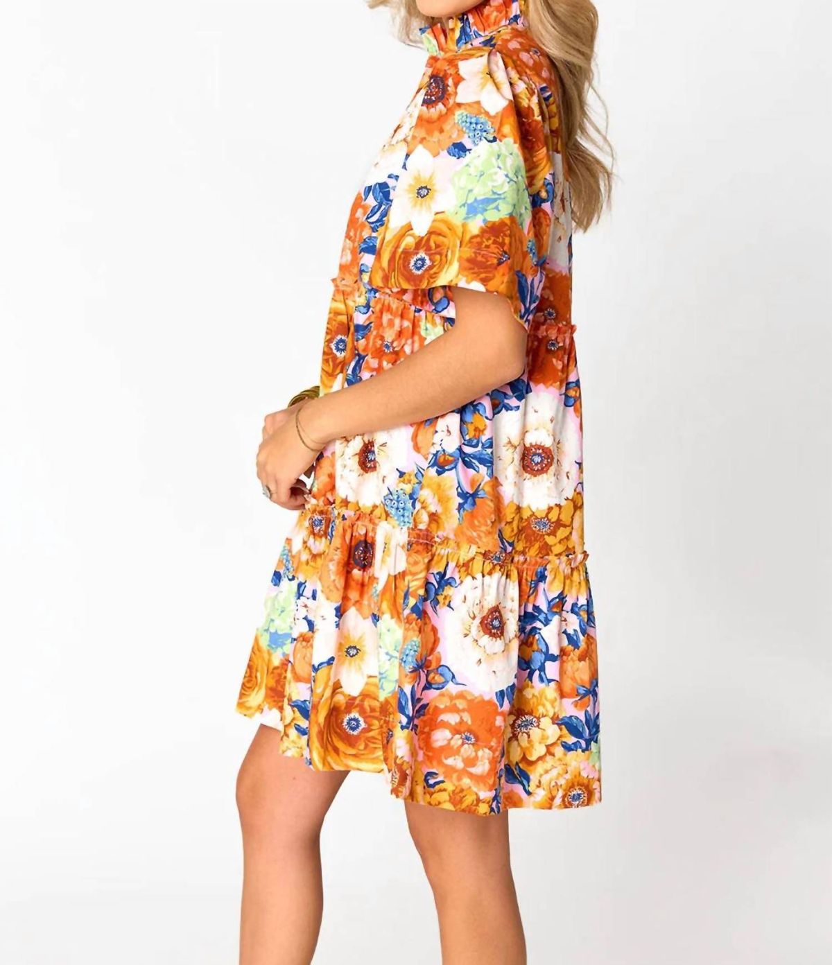 Style 1-3320424992-892 BUDDYLOVE Size M Orange Cocktail Dress on Queenly