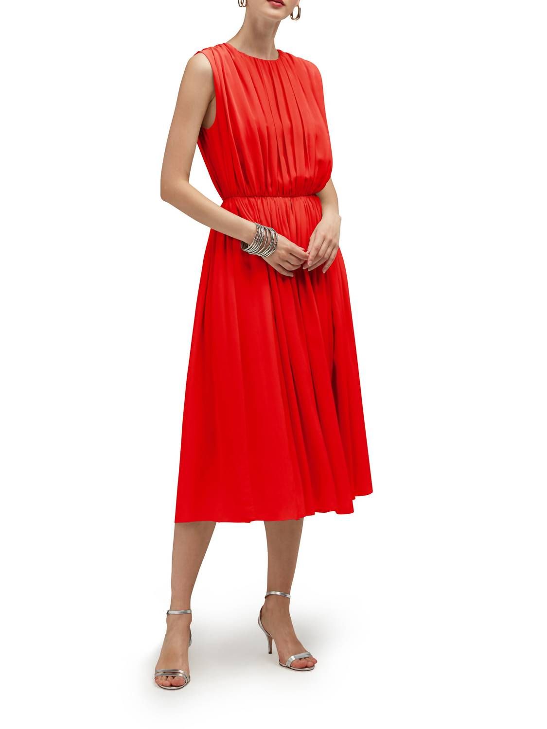 Style 1-2340110682-397 Careste Size 14 Satin Red Cocktail Dress on Queenly