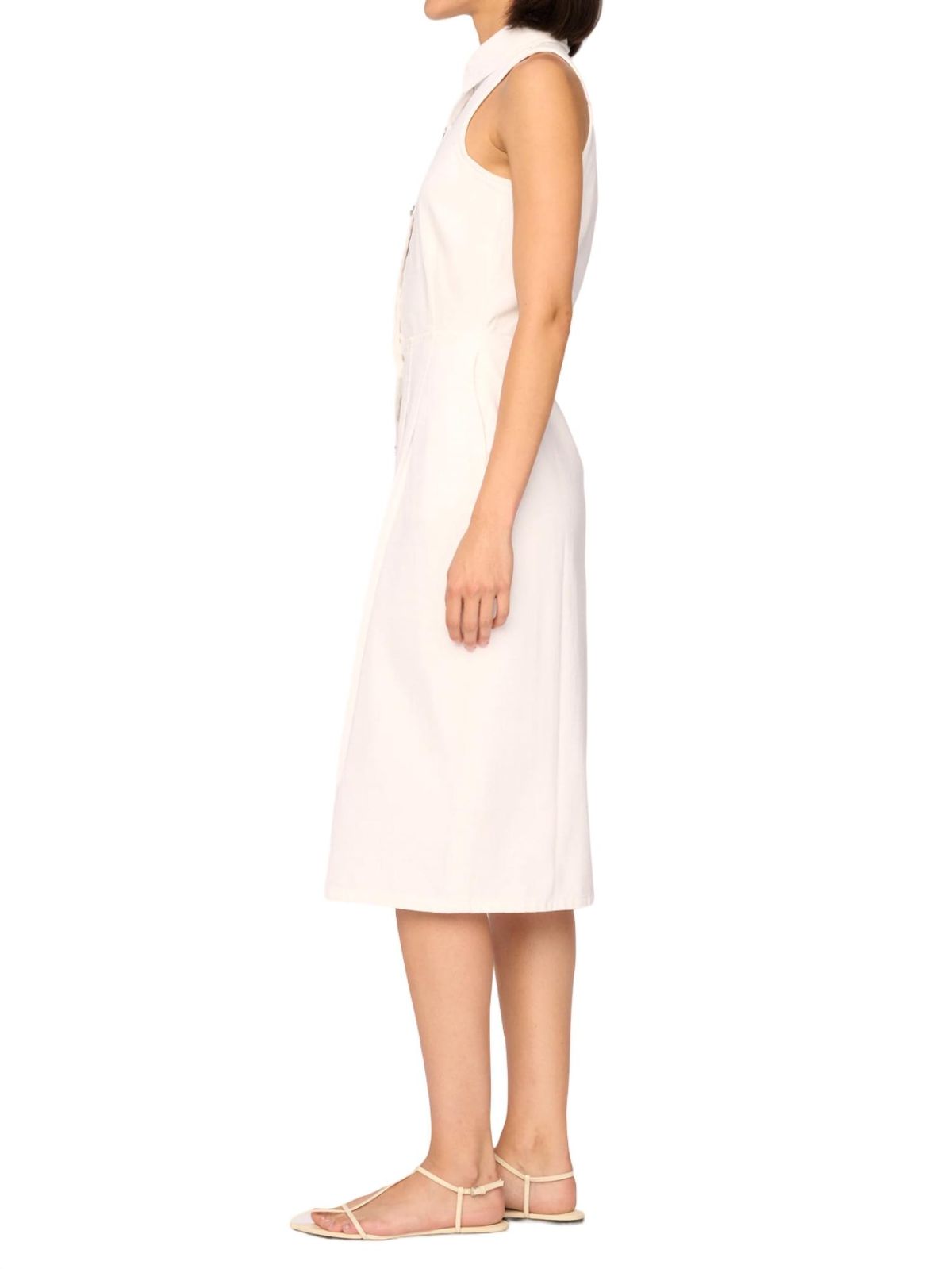 Style 1-3370635088-74 DL1961 - Women's Size S High Neck White Cocktail Dress on Queenly