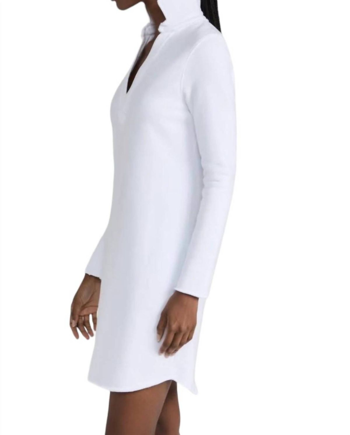 Style 1-2009346580-70 Frank & Eileen Size XS Long Sleeve White Cocktail Dress on Queenly