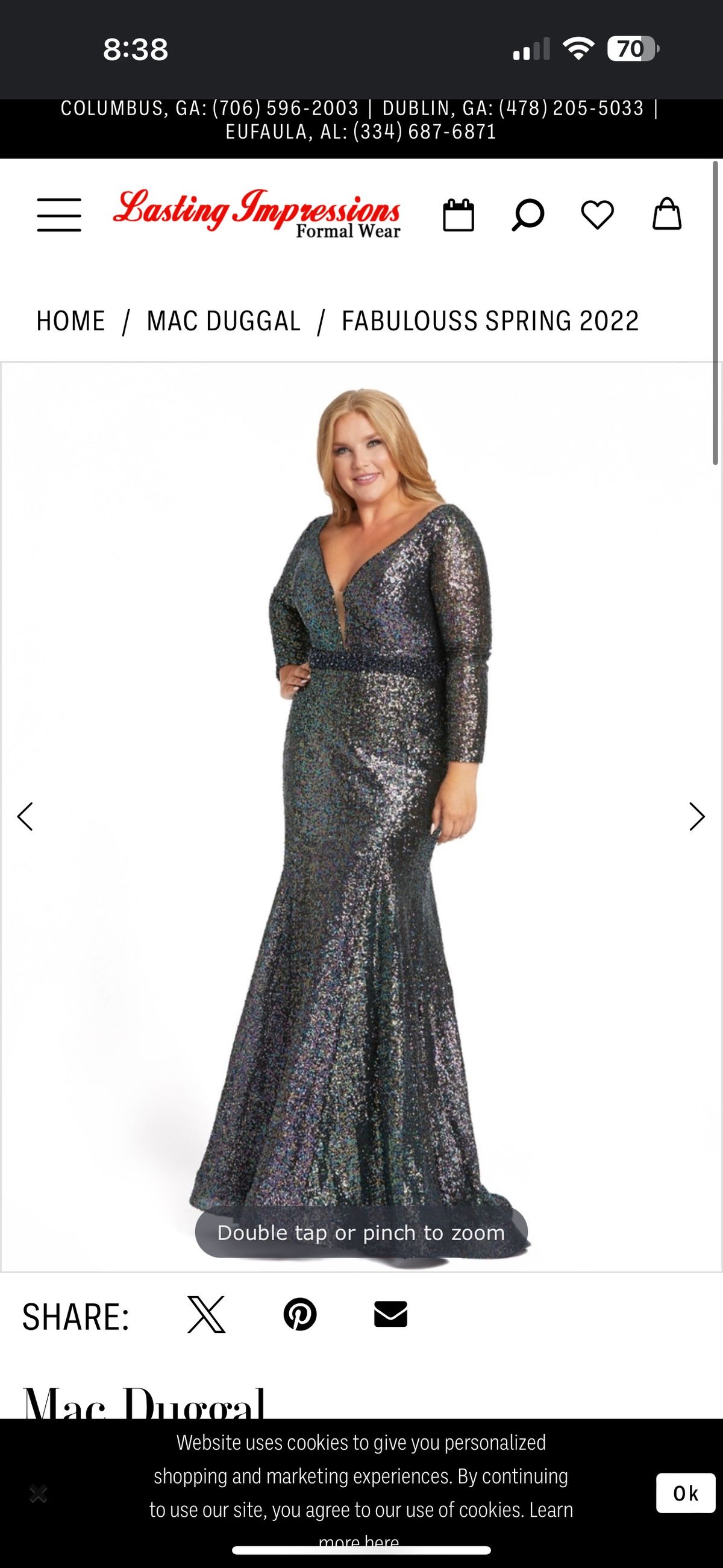 Style 67246 Mac Duggal Plus Size 20 Pageant Long Sleeve Black Mermaid Dress on Queenly