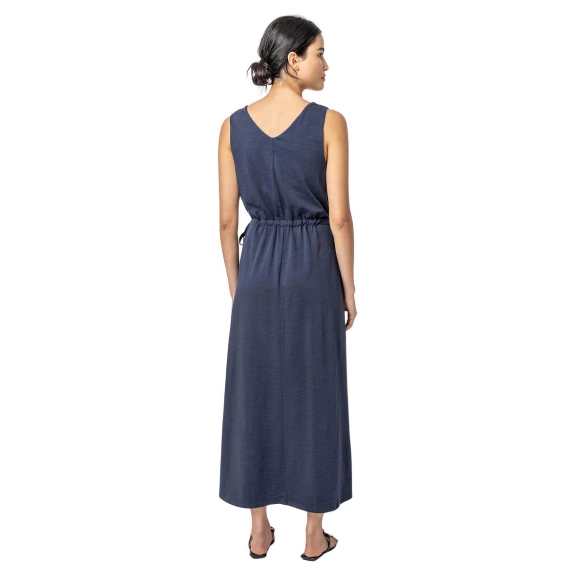 Style 1-113161854-149 Lilla P Size L Navy Blue Floor Length Maxi on Queenly