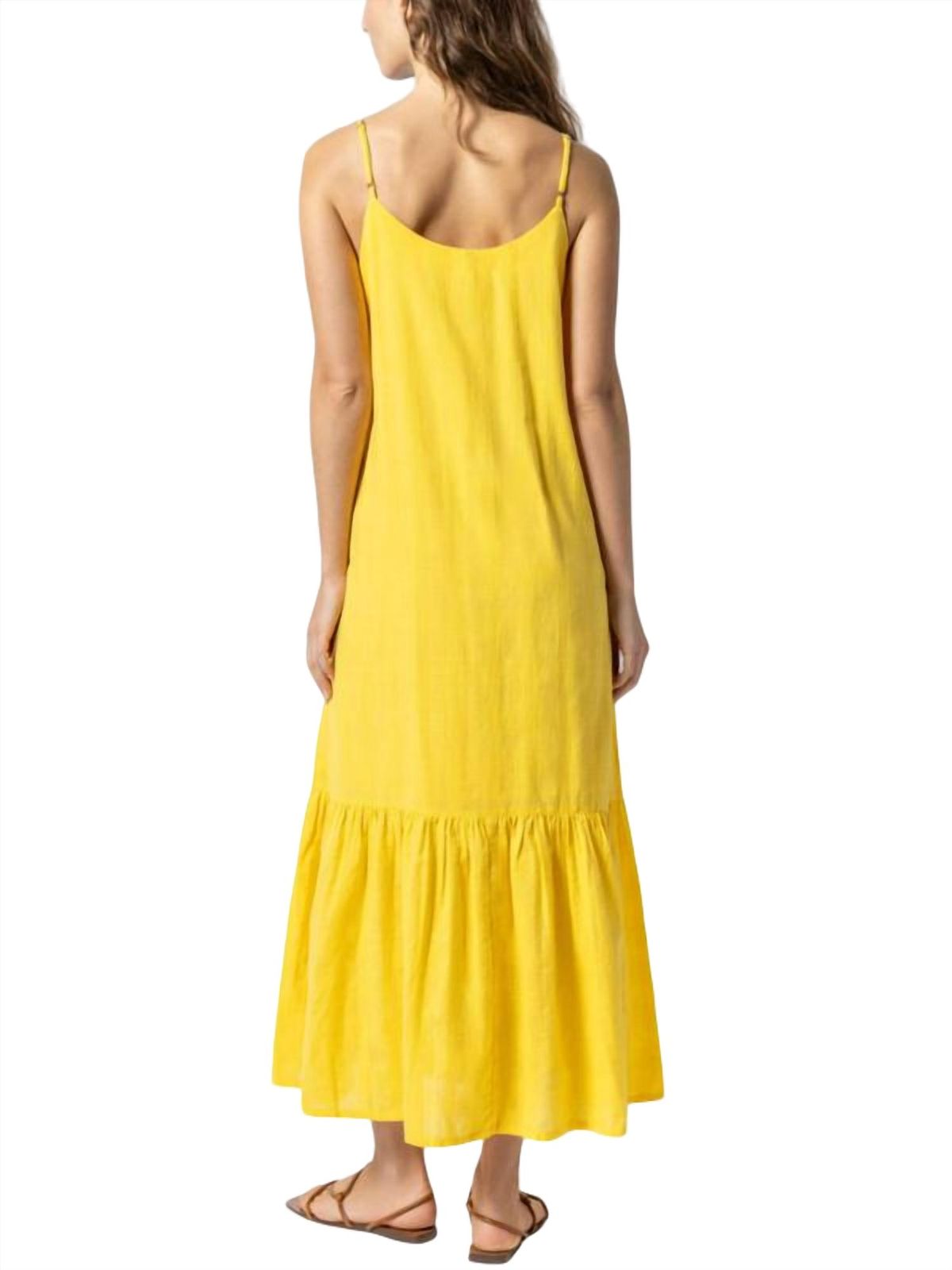 Style 1-2677737620-149 Lilla P Size L Yellow Floor Length Maxi on Queenly