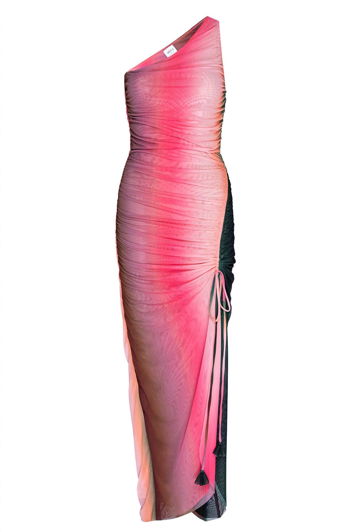 Style 1-3291031603-892 Misa Los Angeles Size M Off The Shoulder Pink Cocktail Dress on Queenly