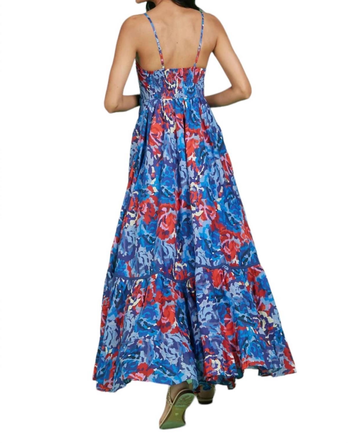 Style 1-980305958-74 RO'S GARDEN Size S Blue Floor Length Maxi on Queenly