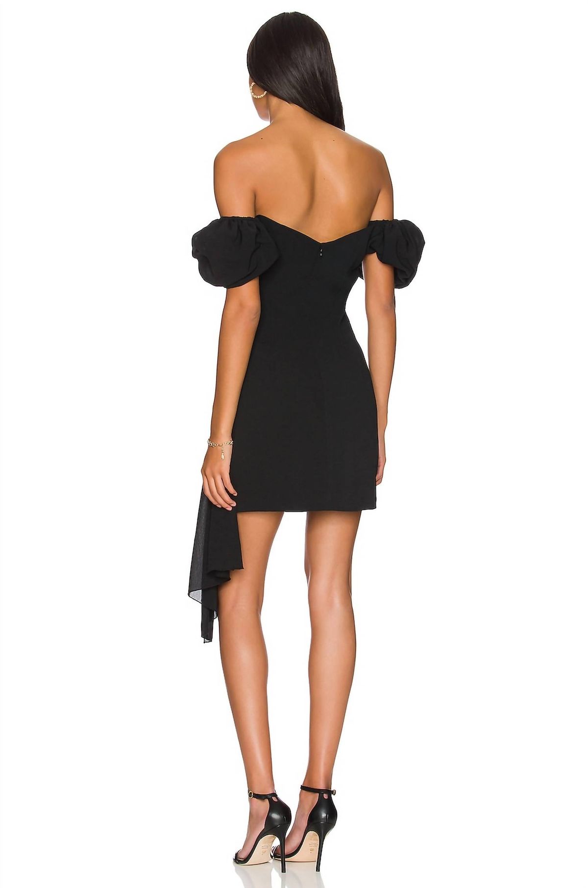 Style 1-3474729978-70 RONNY KOBO Size XS Off The Shoulder Black Cocktail Dress on Queenly