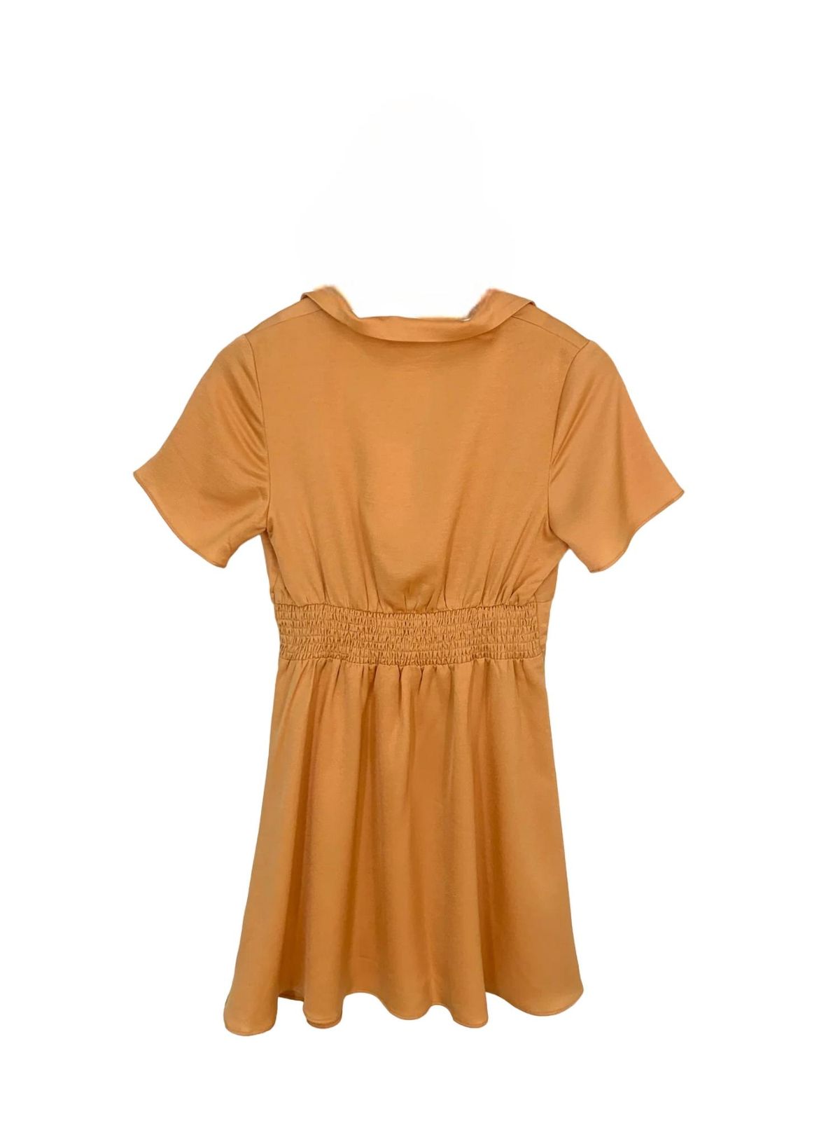 Style 1-3595763230-149 SAGE THE LABEL Size L High Neck Orange Cocktail Dress on Queenly