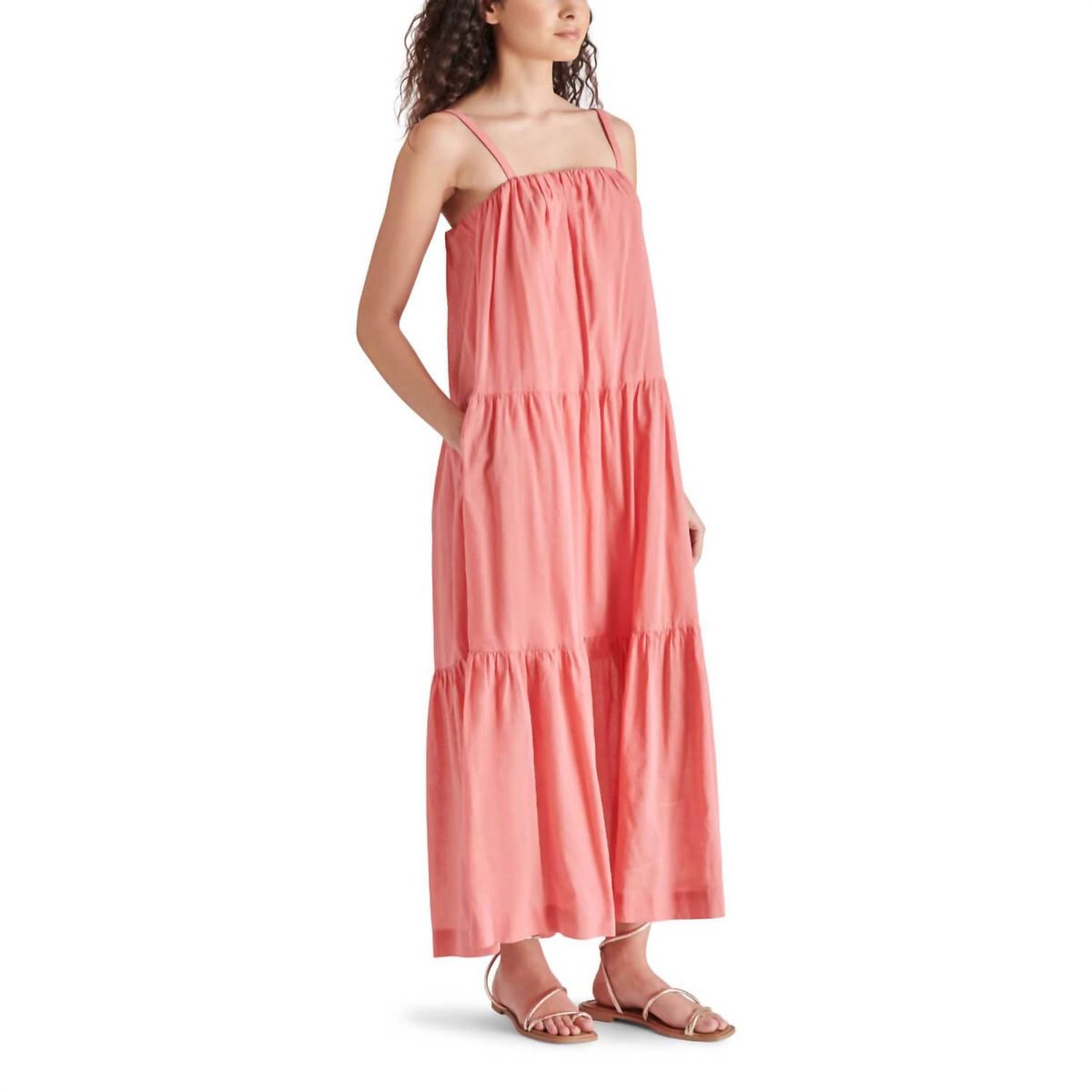 Style 1-2583844906-74 STEVE MADDEN Size S Pink Floor Length Maxi on Queenly