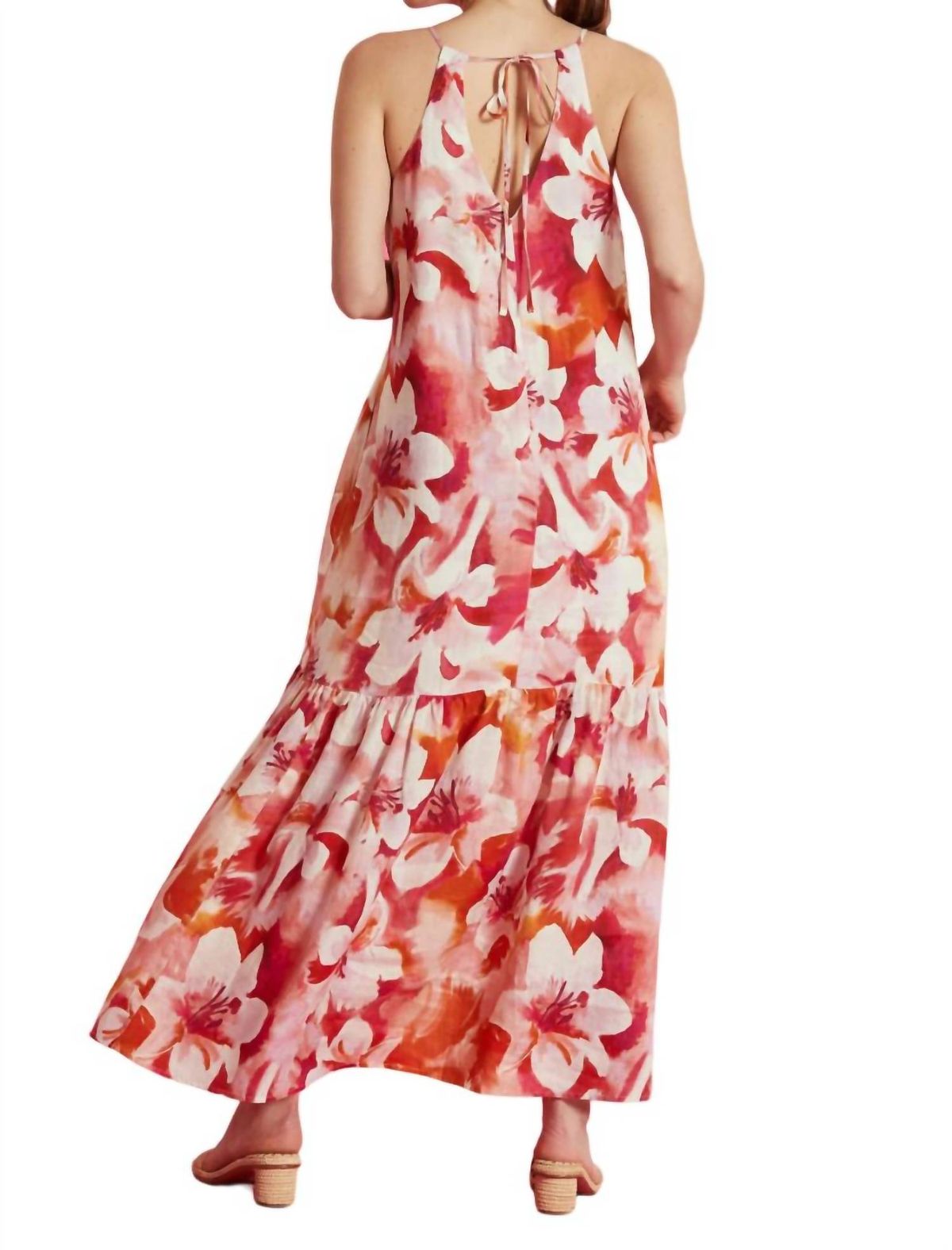 Style 1-1193620392-70 Tyler Boe Size XS Floral Red Floor Length Maxi on Queenly