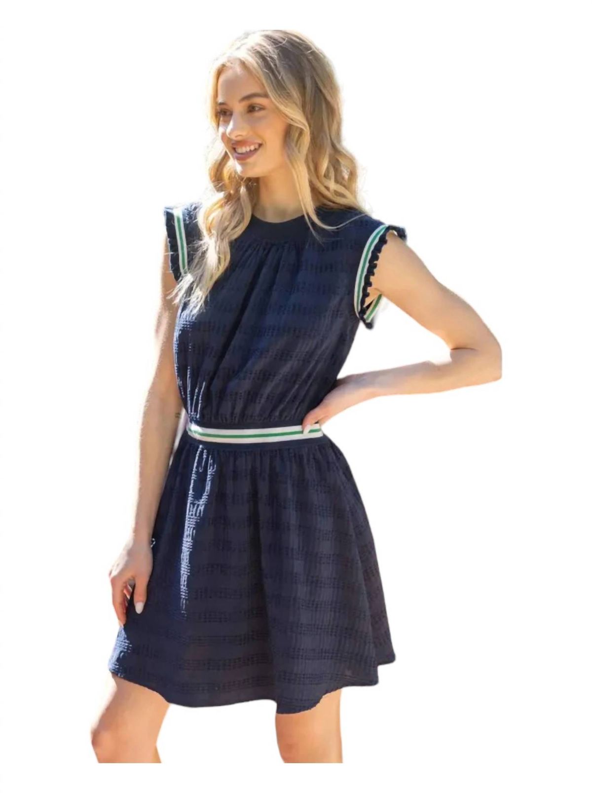 Style 1-1816733194-149 voy Size L Navy Blue Cocktail Dress on Queenly