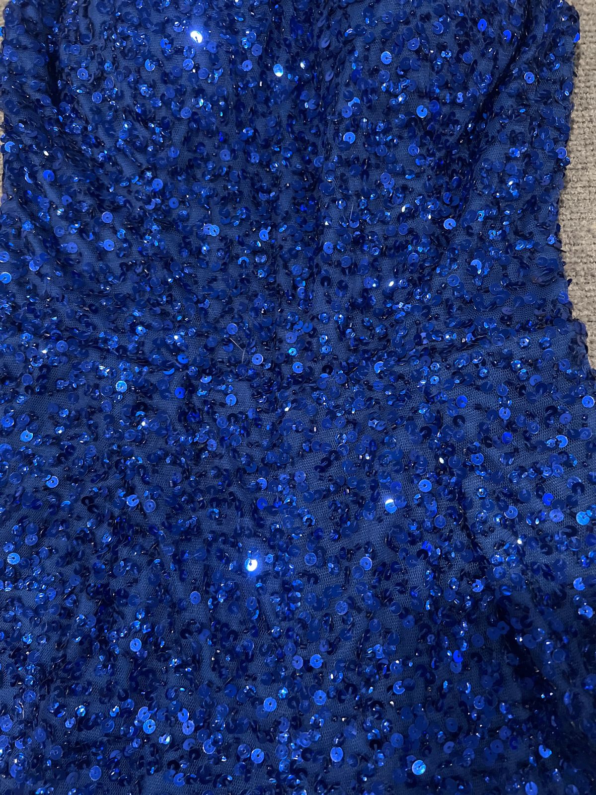 Ashley Lauren Size 0 Halter Blue Cocktail Dress on Queenly