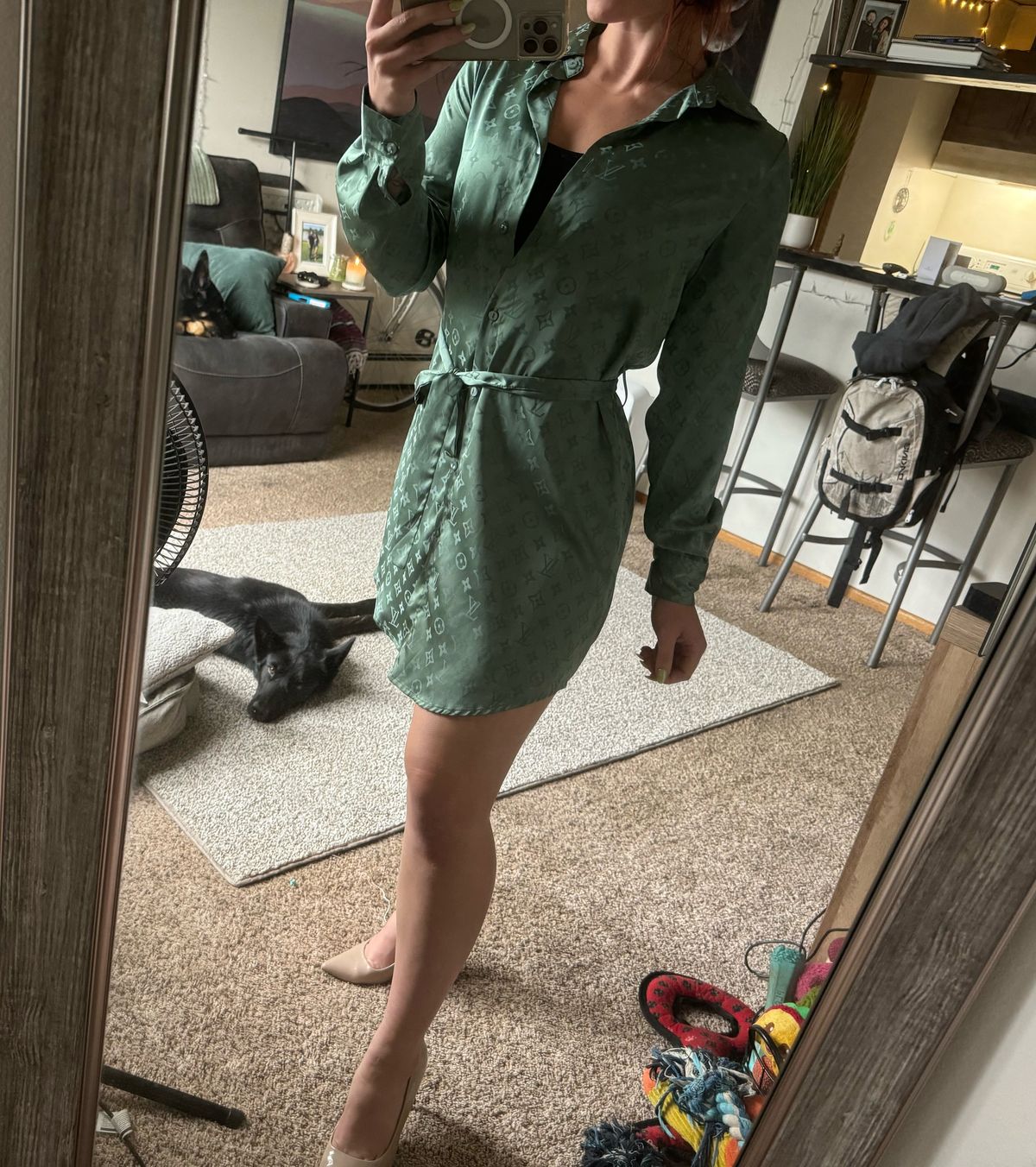 Size S Blazer Green Cocktail Dress on Queenly