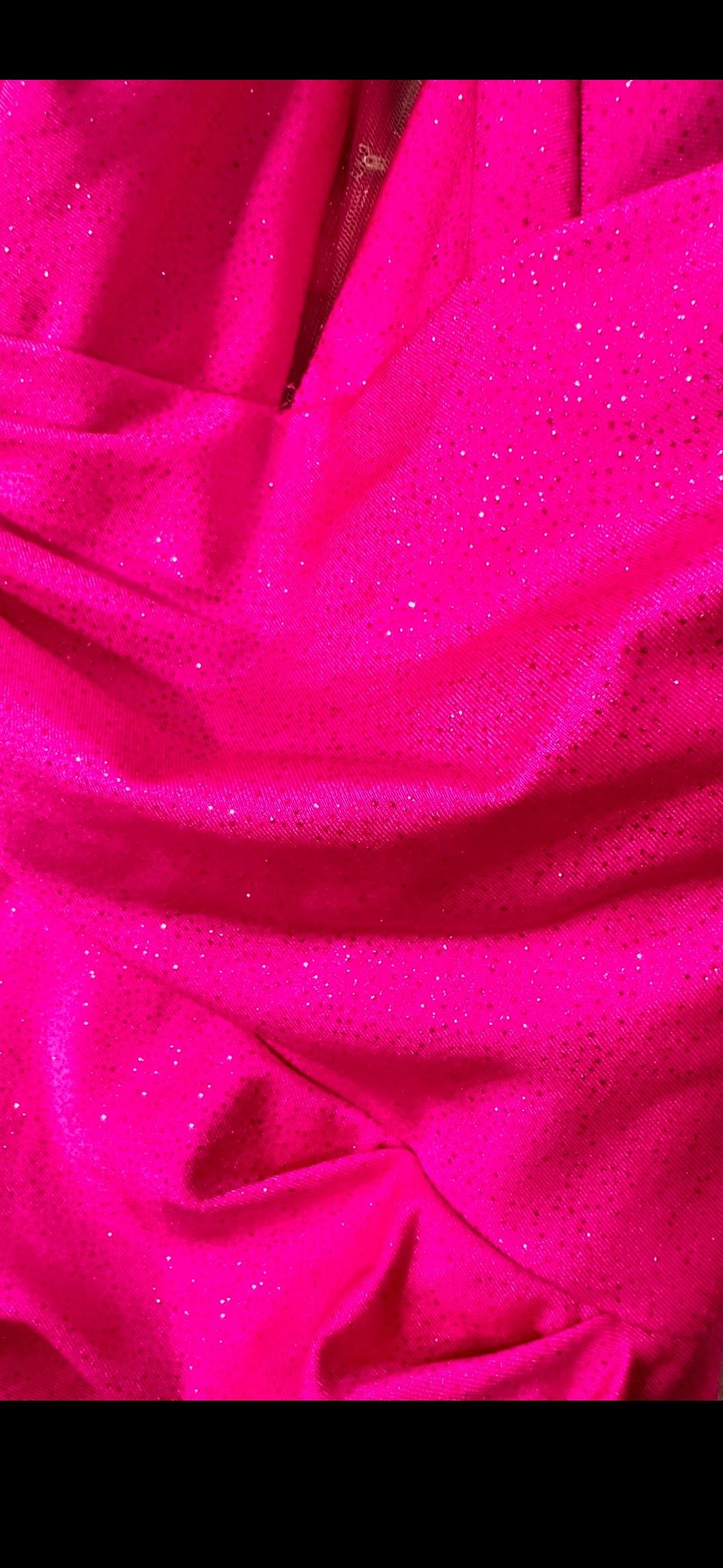 Jovani Size 2 Prom Plunge Pink Side Slit Dress on Queenly