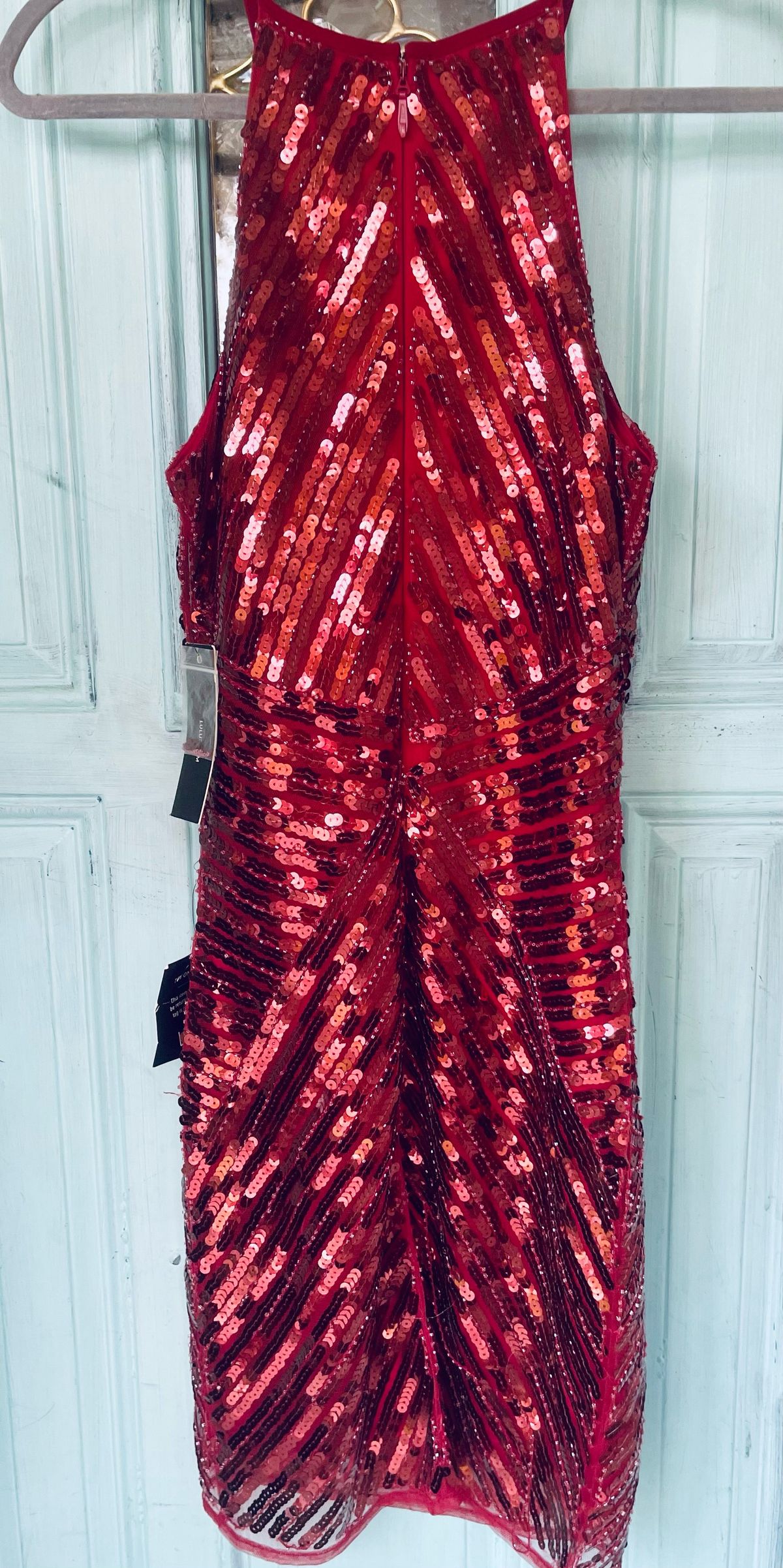 Lulus Size S Prom High Neck Red Cocktail Dress on Queenly