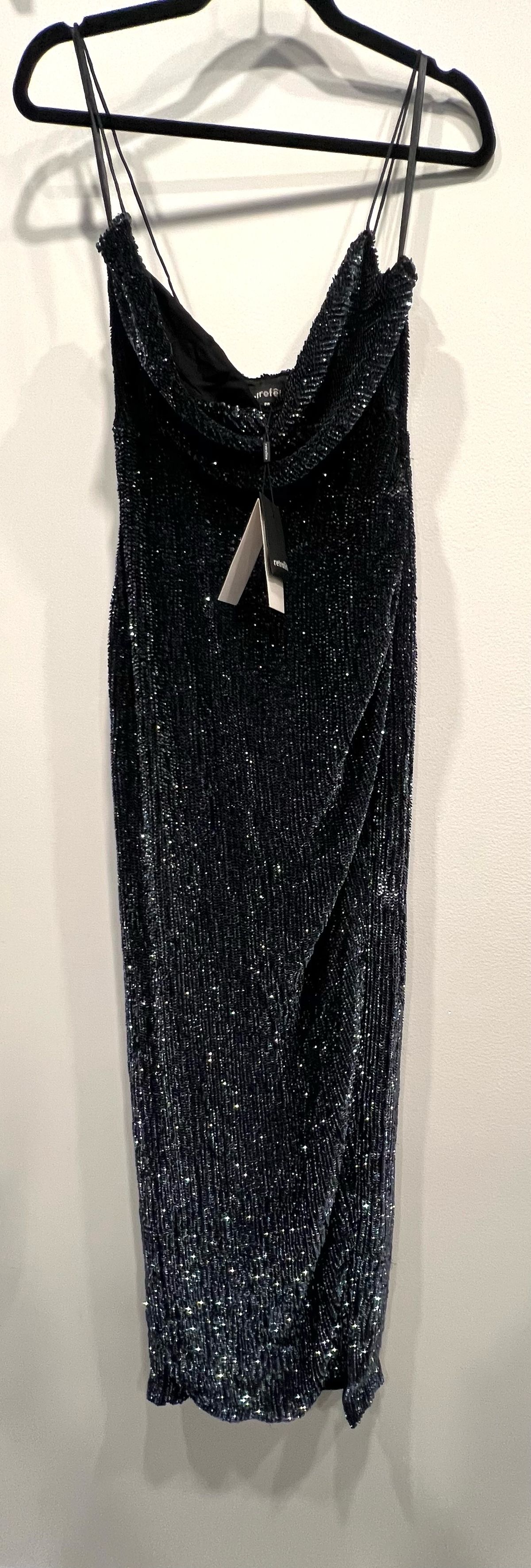 Retrofete Size 8 Black Floor Length Maxi on Queenly