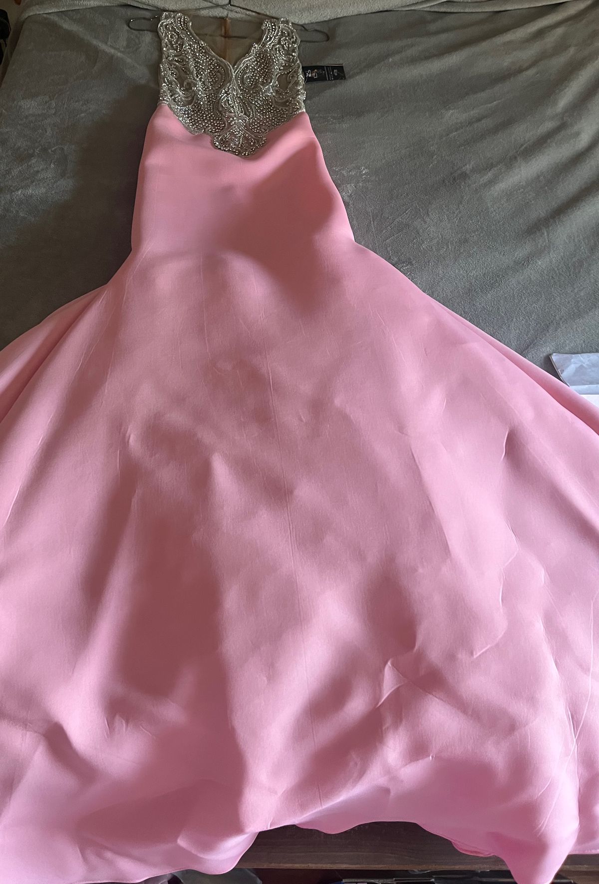 Size S Prom Pink Mermaid Dress on Queenly