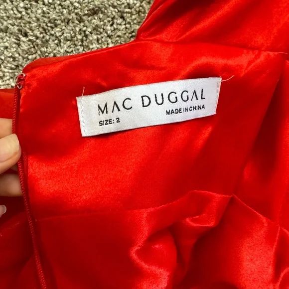 Mac Duggal Size 2 Red Ball Gown on Queenly