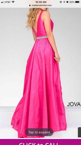 Jovani Pink Size 2  on Queenly