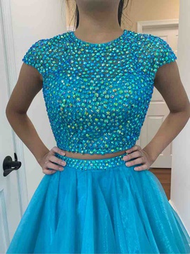 Sherri Hill Blue Size 00 Homecoming Two Piece Cocktail Dress on Queenly