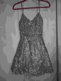 Silver Size 2 Cocktail Dress on Queenly