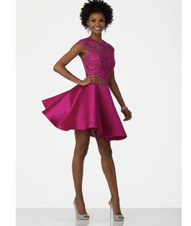 MoriLee Pink Size 2 Homecoming Two Piece Cocktail Dress on Queenly