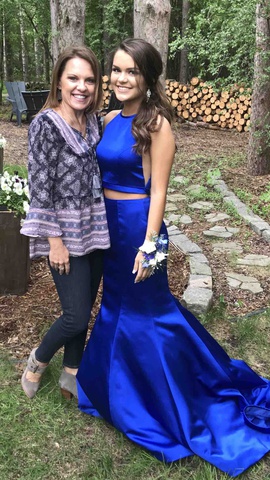 Sherri Hill Blue Size 0  on Queenly