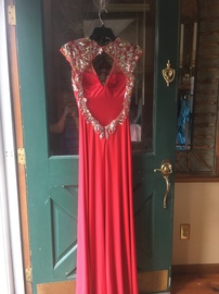 Tony Bowls Red Size 2 Side slit Dress on Queenly