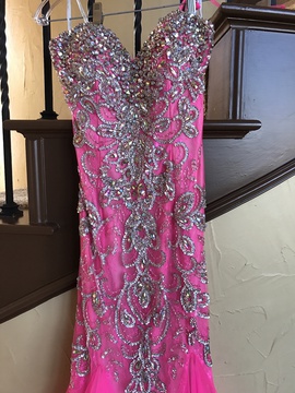 Mac Duggal Pink Size 2 Sequin Ball gown on Queenly