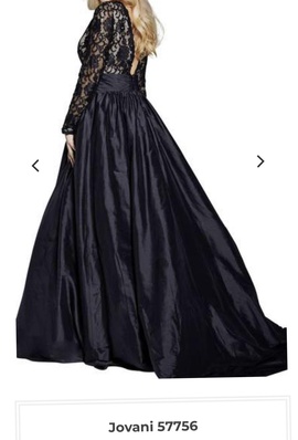 Jovani Black Size 10 Pockets Ball gown on Queenly