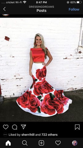 Sherri Hill Red Size 2 Mermaid Dress on Queenly