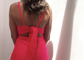 Alyce Paris Pink Size 2 Custom Medium Height Side slit Dress on Queenly