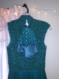 Sherri Hill Blue Size 2 Prom A-line Dress on Queenly
