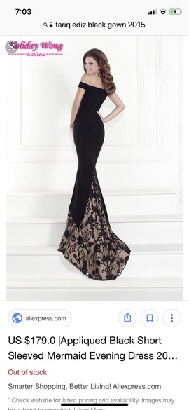 Tarik Ediz Black Size 4 50 Off Lace Mermaid Dress on Queenly
