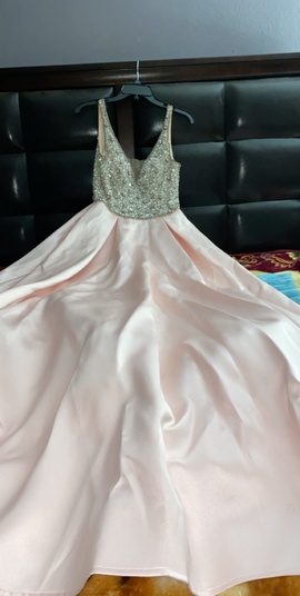 Terani Couture Pink Size 6 Ball gown on Queenly