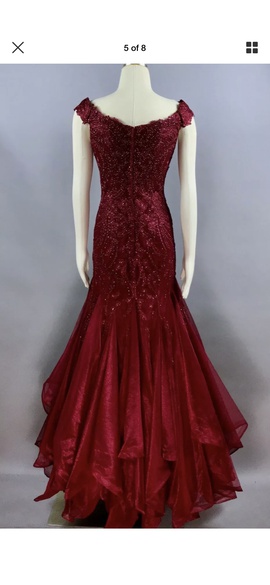 Sherri Hill Red Size 8 Black Tie Floor Length Mermaid Dress on Queenly