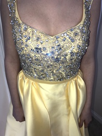 Mac Duggal Yellow Size 8 Mermaid Dress on Queenly