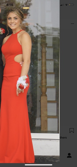 Sherri Hill Red Size 0 Train Dress on Queenly