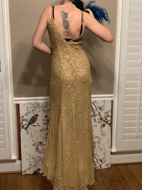 Gold Size 12 A-line Dress on Queenly