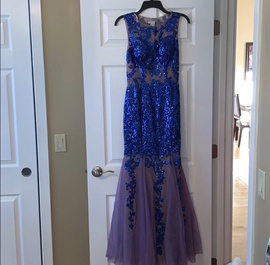 Jovani Royal Blue Size 0 Prom Mermaid Dress on Queenly