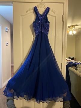Sherri Hill Royal Blue Size 0 Short Height Prom Straight Dress on Queenly