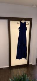 BCBG Blue Size 4 High Low Cut Out A-line Dress on Queenly